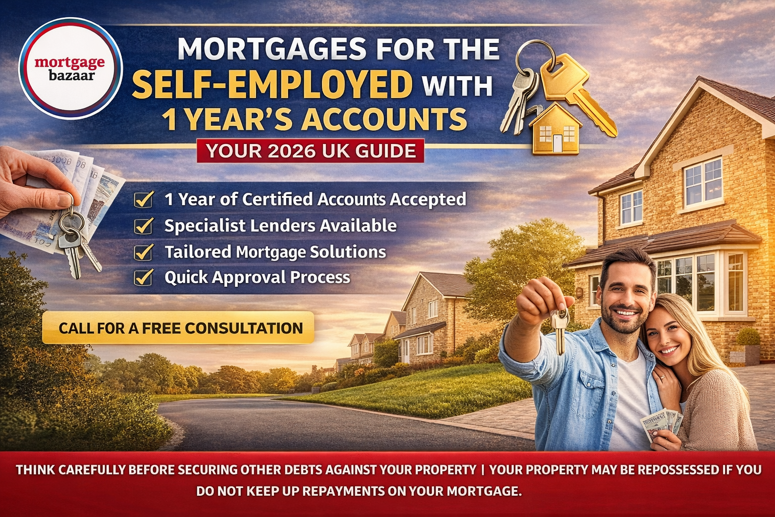 Mortgage For the Self-Employed With 1 Year's Account