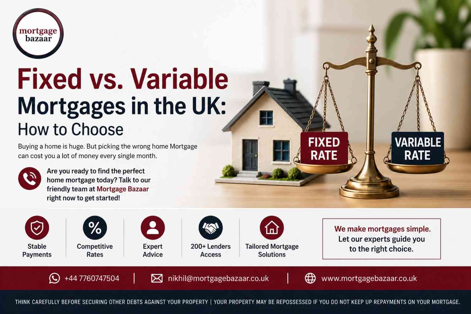 Fixed vs. Variable Mortgages in the UK